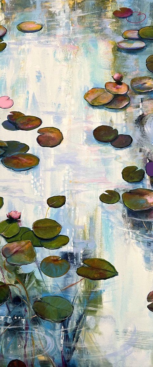 Sunshine On The Pond 6 by Sandra Gebhardt-Hoepfner
