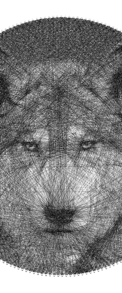 Wolf Totem Animal Sring Art by Andrey Saharov