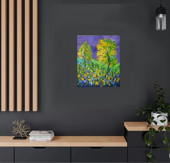 Two trees in summer