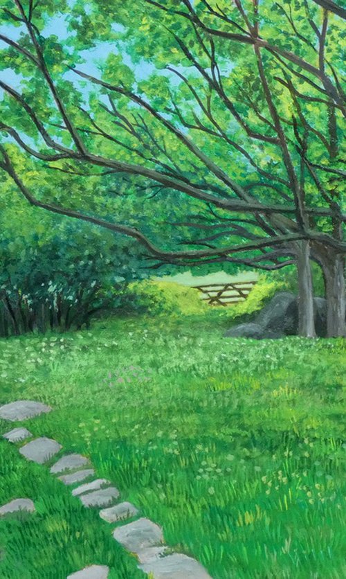 Woodland path near Zennor by Tim Treagust
