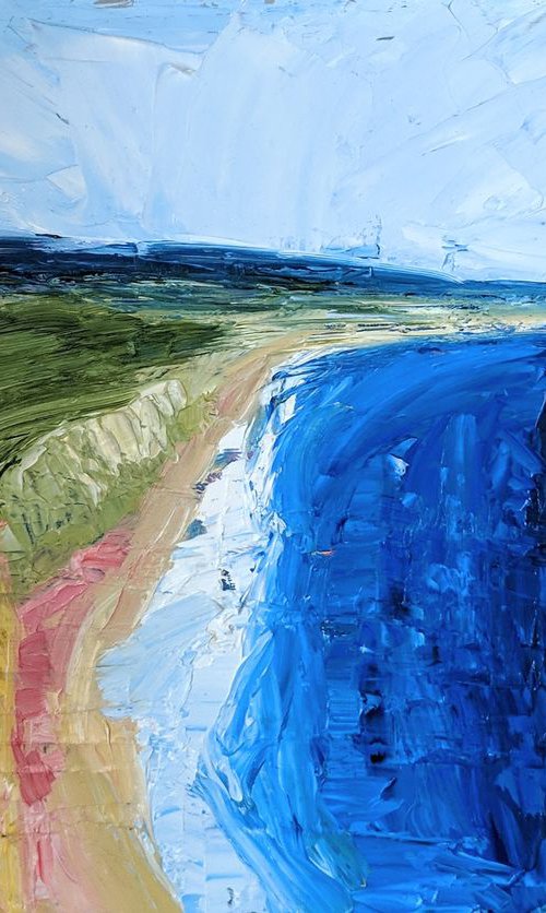 Abstract seascape 3 by Jo Earl