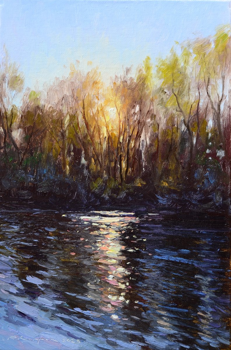 April Sun By Ruslan Kiprych, 8 X 12, Artwork For Sale On Artfinder