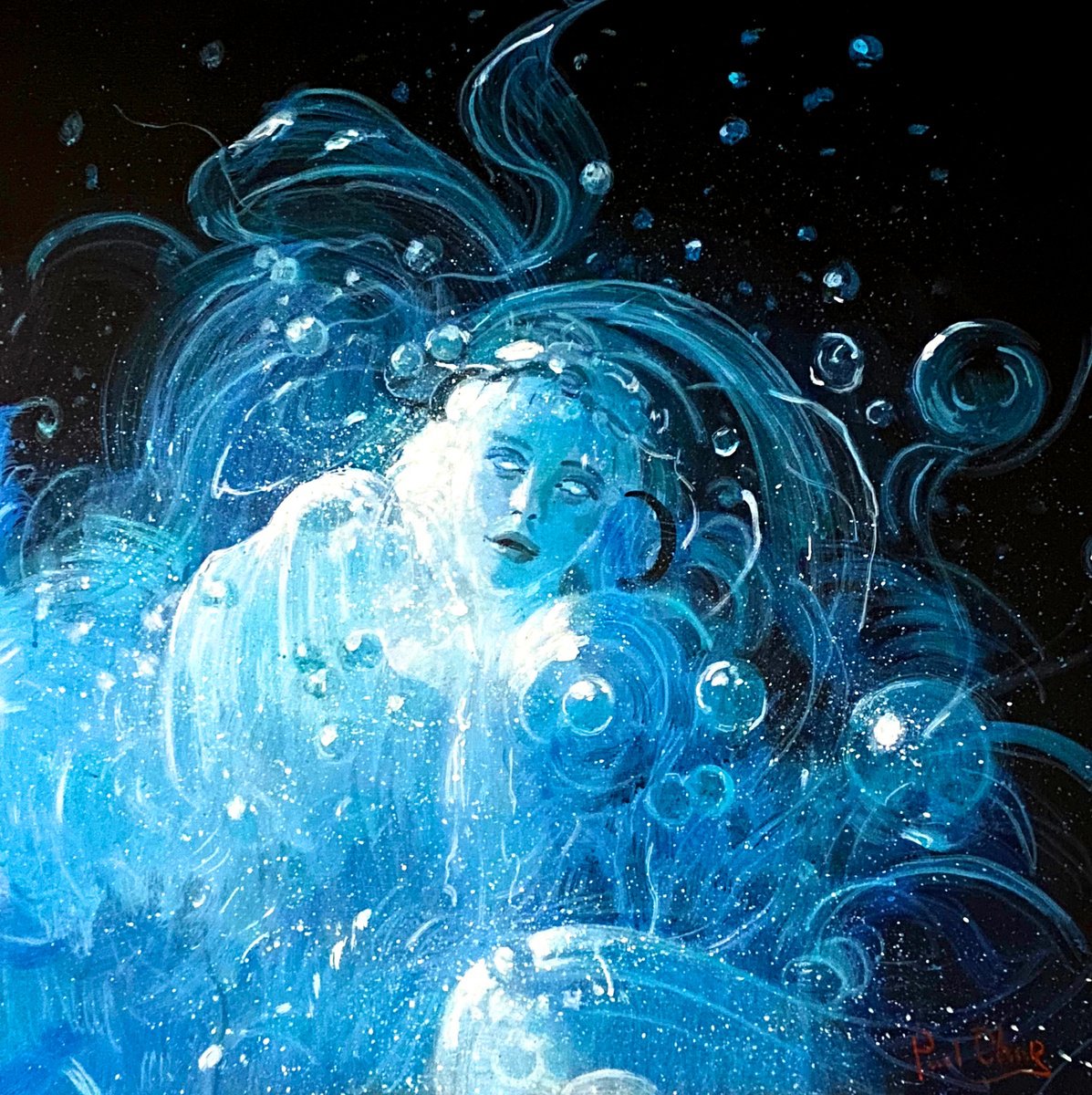  Dream Of Water By Paul Cheng, 24 X 24, Artwork For Sale On Artfinder