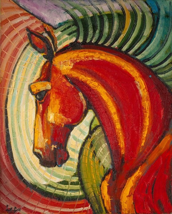 "My Red horse"
