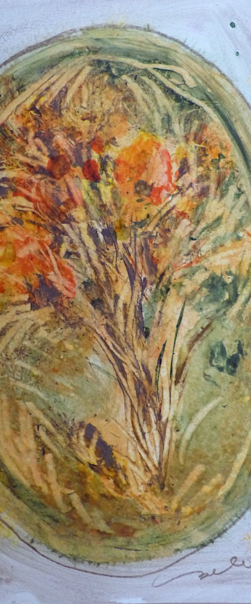 Garden Flowers 9, 21x29 cm by Frederic Belaubre