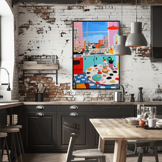 Cozy Retro Kitchen