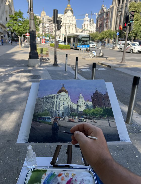 Morning Light on Gran Vía