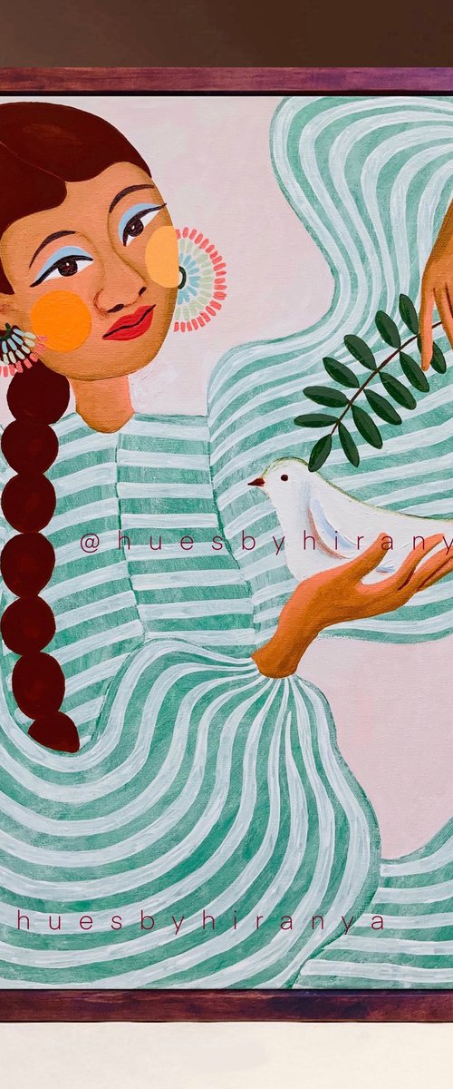 SACRED DOVE by Hiranya R