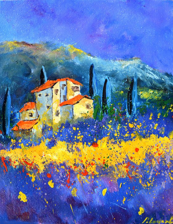 Summer landscape in Provence