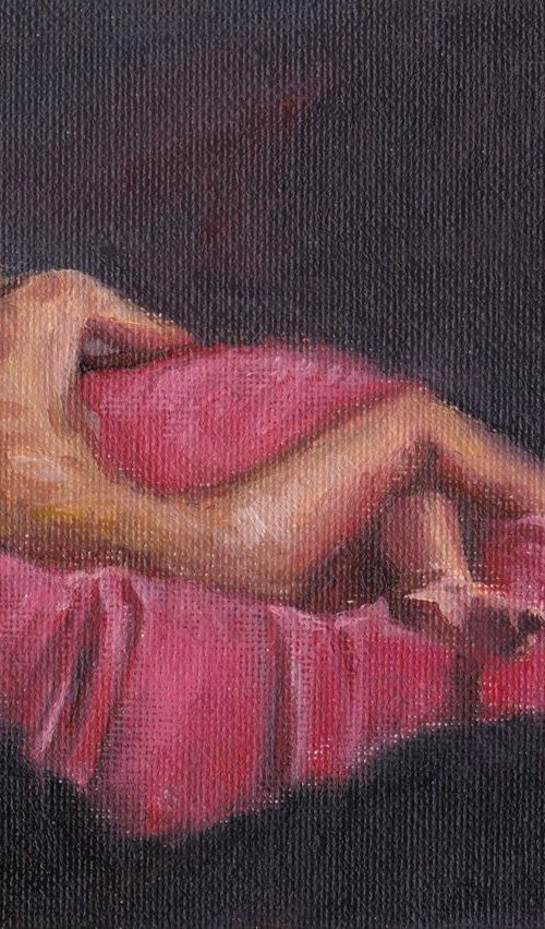small reclining female nude by Rory O’Neill