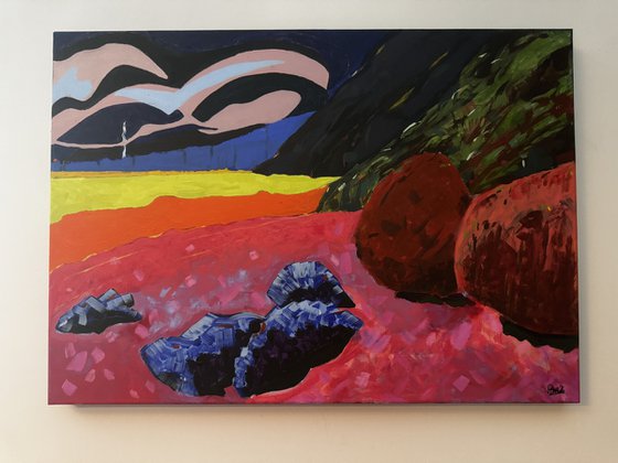 Apocalyptic Landscape with Cat