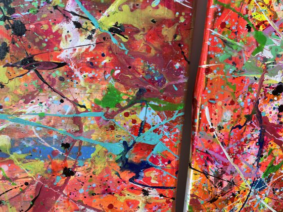 Diptych-Vibrant Eclipse