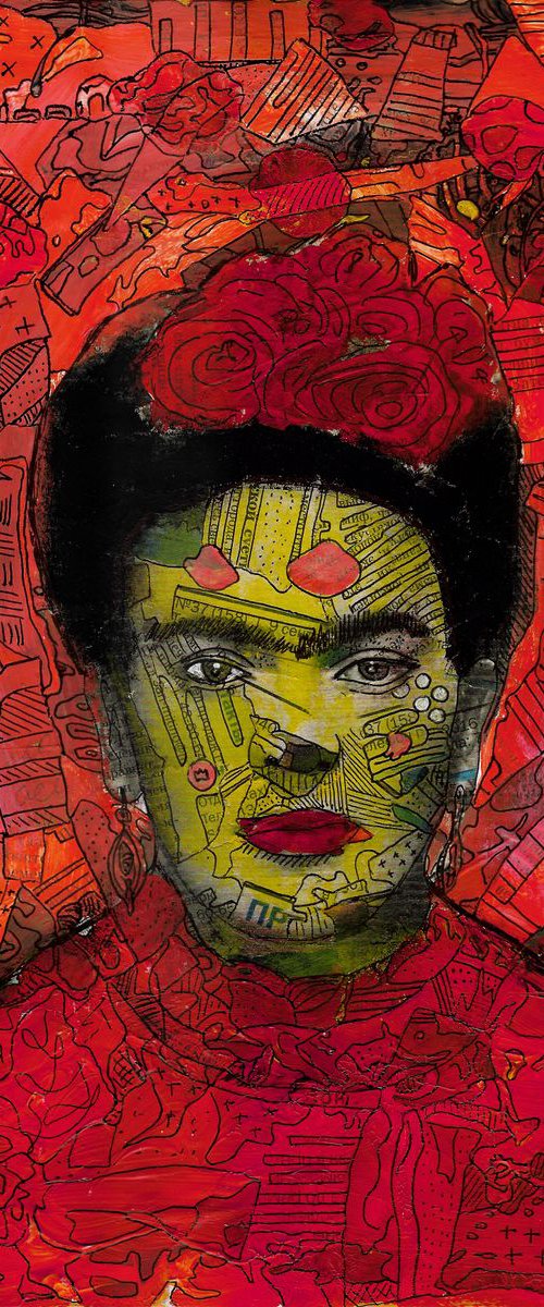 Portrait of Frida # 7 by Pavel Kuragin