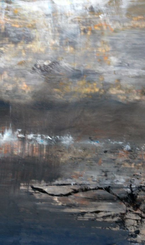 Study of storm 1 Ovidiu Kloska Oniric art Abstract mindscape by Kloska Ovidiu