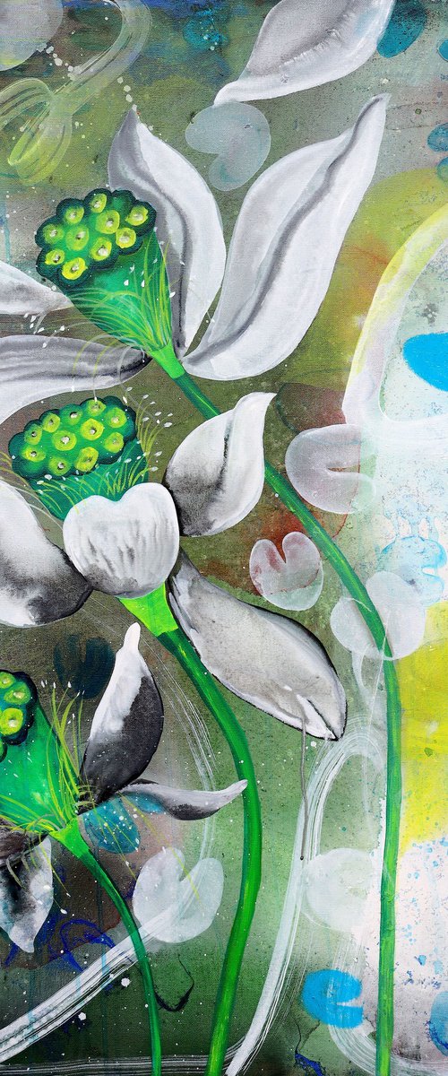 Sacred Bloom by Poovi Art