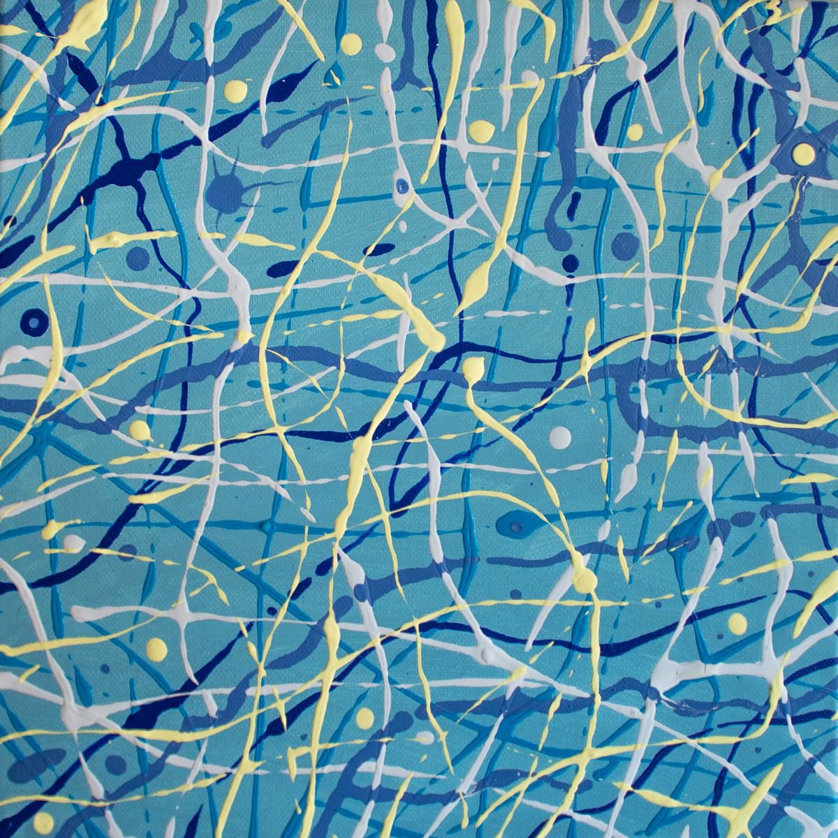 Blue Abstract by verginia bogdanova