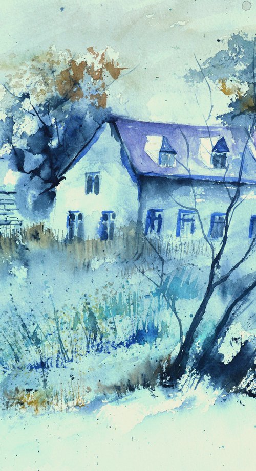My countryside watercolor by Pol Henry Ledent
