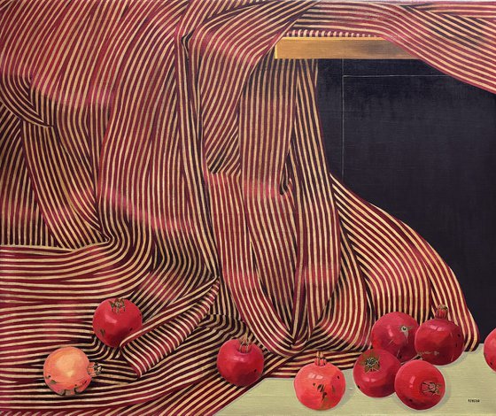 A love of pomegranates and silk