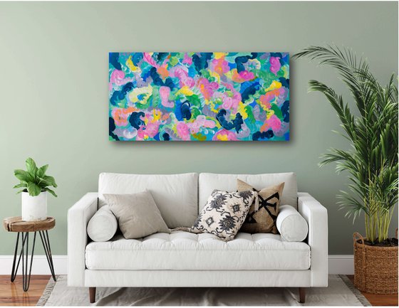 Childhood - Colorful Abstract Painting