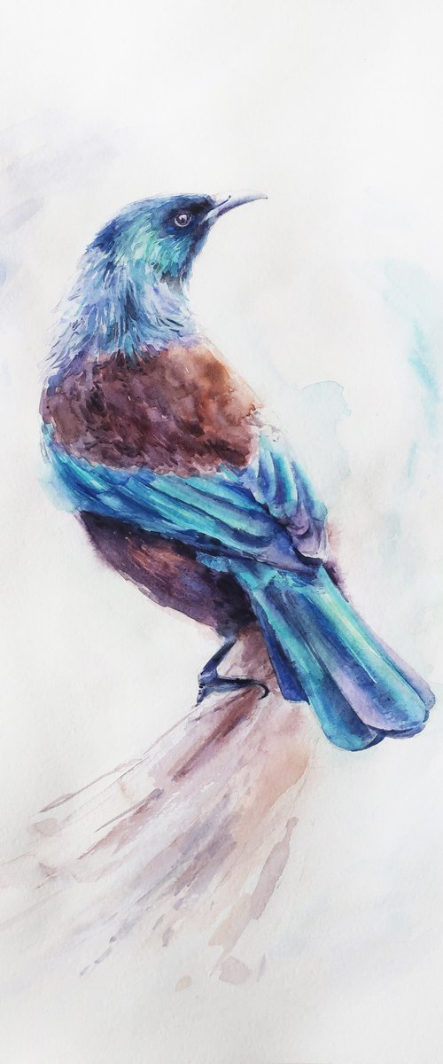 Bird Blue by Anna Shchapova