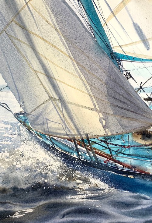 under sail #3 by Eugenia Gorbacheva