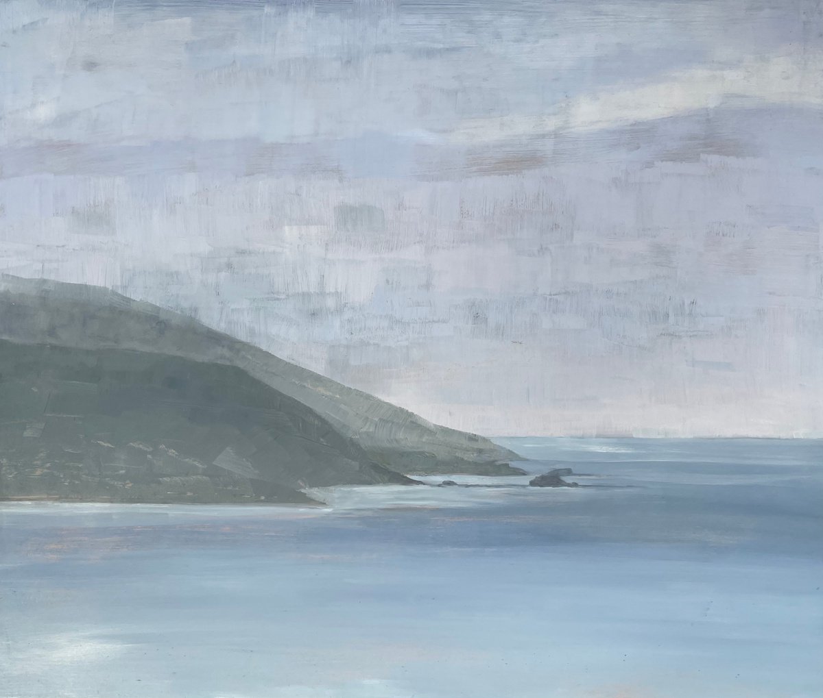 Impressionistic Landscape Oil Painting By Lizzie Butler, 19 X 16", Memories Of Summer, Original Artwork