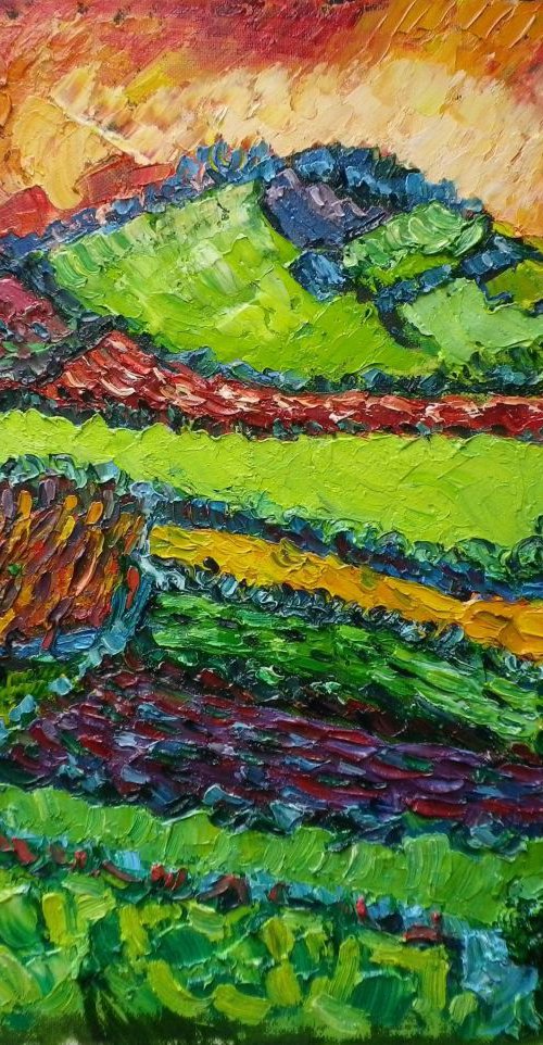 Cornish landscape, 80-09-20 by Richard Meyer