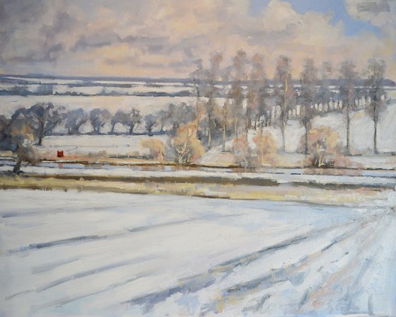 Norfolk winter landscape.