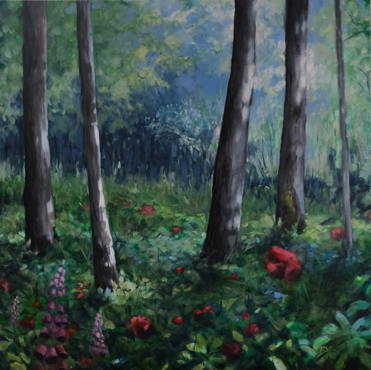 within the woodland by Kerry Lisa Davies