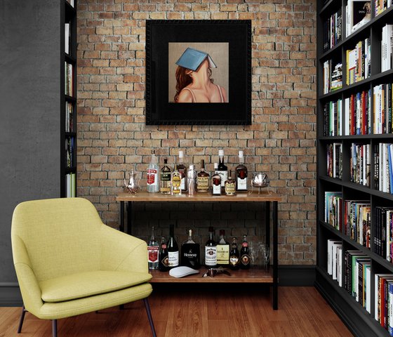 Redhead Girl with Book