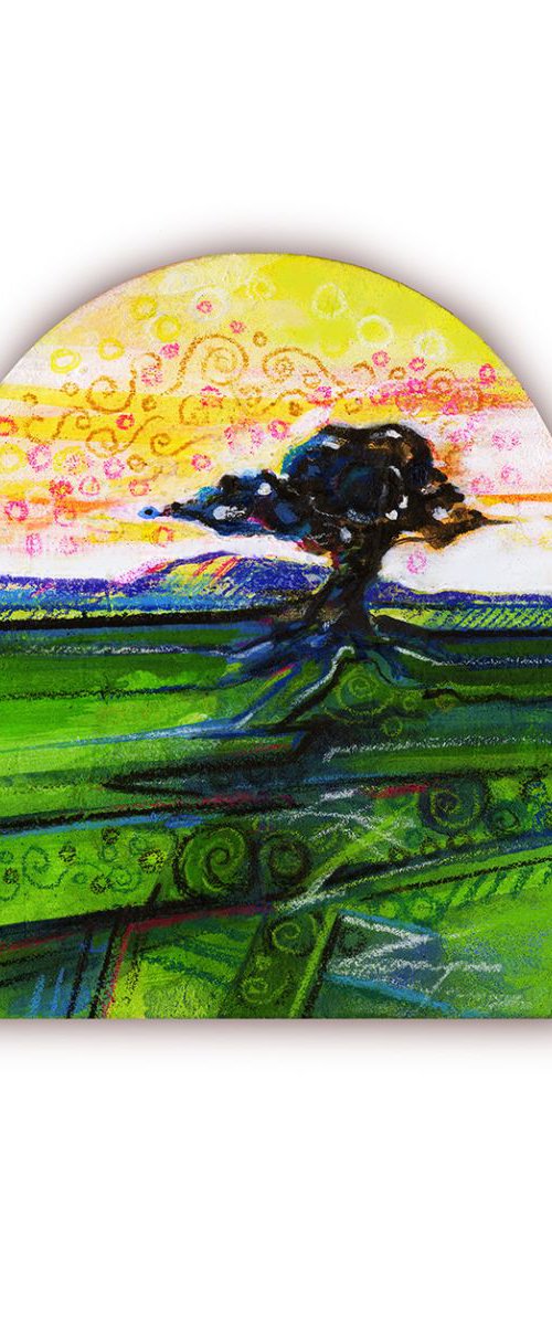 Tree Landscape Abstract 1 by Kathy Morton Stanion