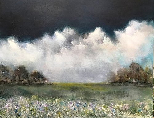 English Meadow V by Maxine Anne  Martin