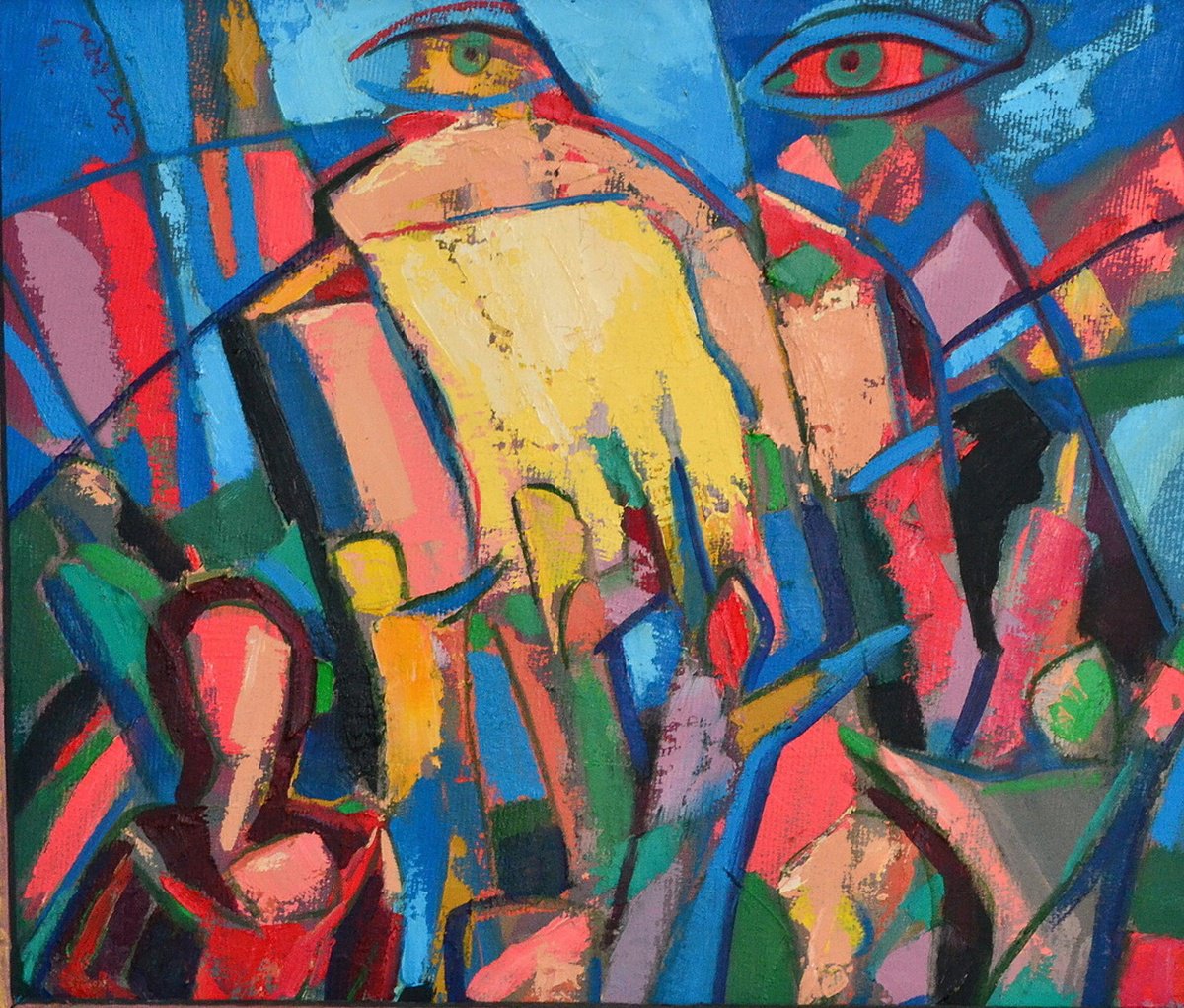 Expressive Oil Painting , About The Tempel... By Rumen Sazdov, 27 X 23, Artwork For Sale On Artfinder