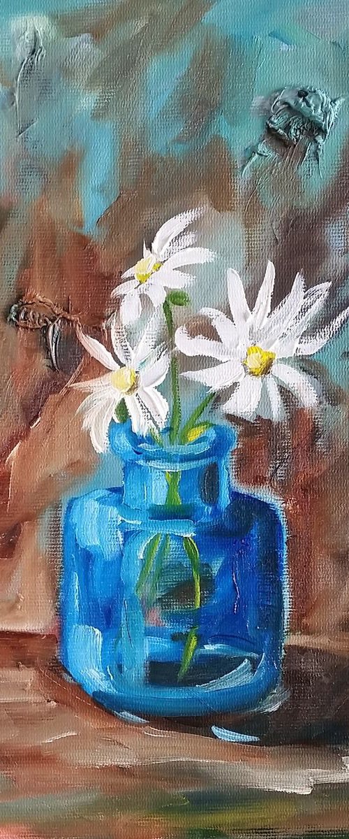 Daisies in a Jar by Katrina Case