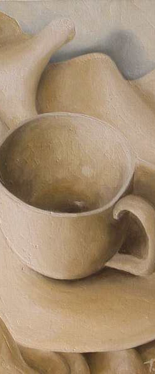 Solitary Teacup by Trisha  Lambi
