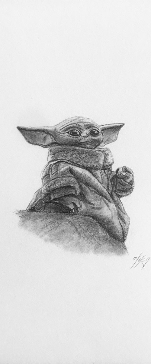 Baby yoda by Amelia Taylor