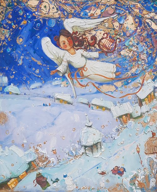 "Heaven,Heaven- give us pure snow" by Oksana Zbrutska