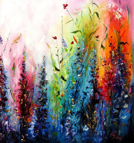 Wildflowers field
