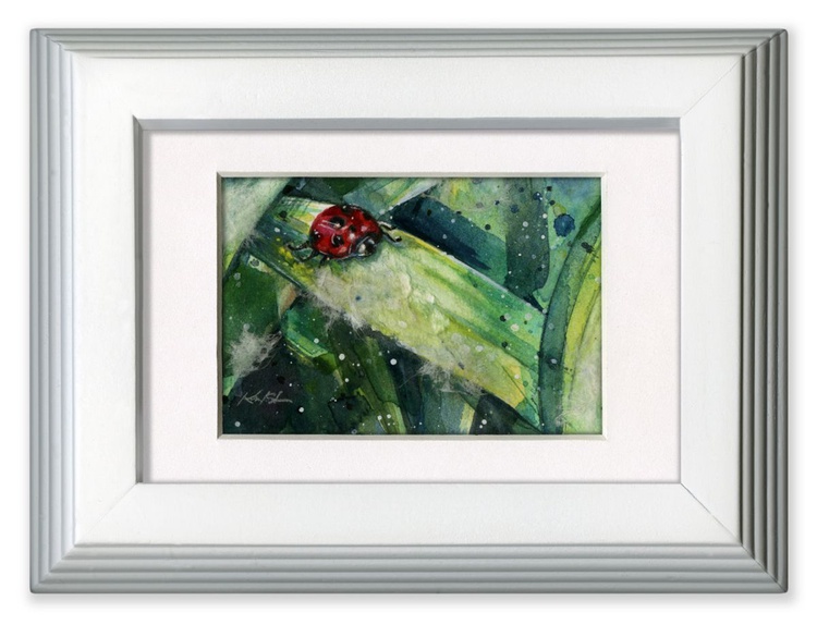 Miss Lady Ladybug Painting By Kathy Morton Stan Artfinder