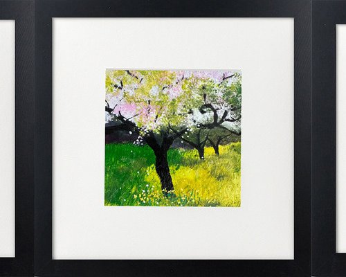 Three Spring Orchard Views by Teresa Tanner