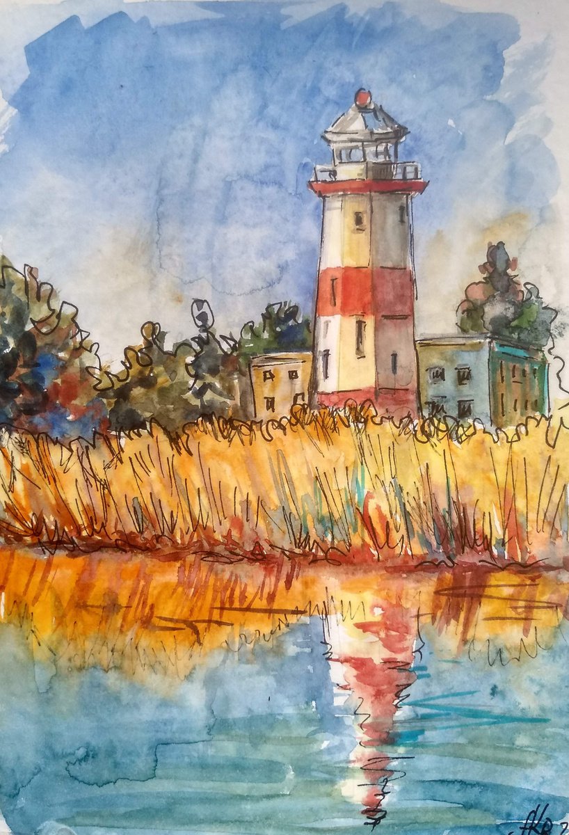 Lighthouse by Ann Krasikova