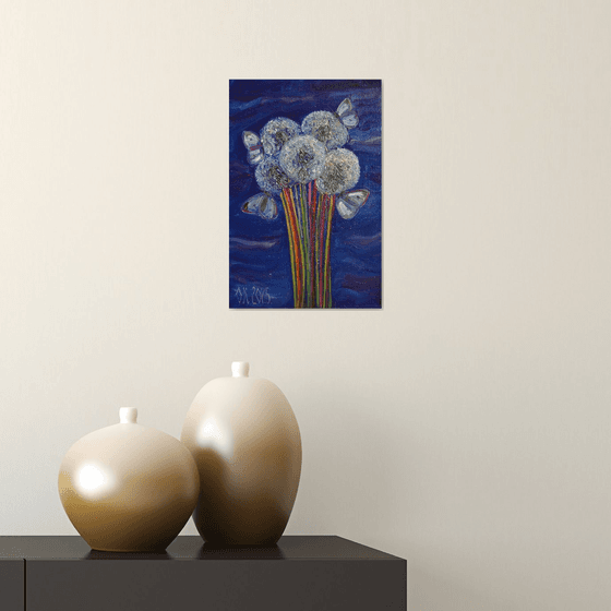 Sparkling dandelions
