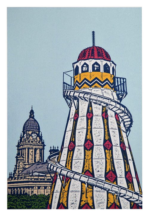 Helter Skelter - Leeds  - (Blue) by Talia Russell