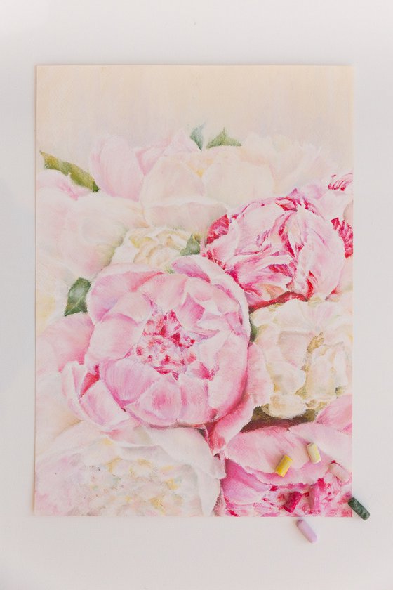 Pink Peony Flowers