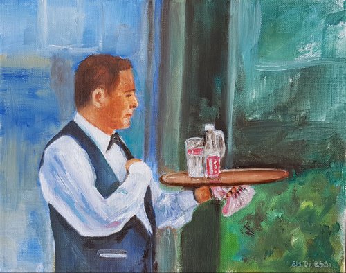 Waiter 4 by Els Driesen