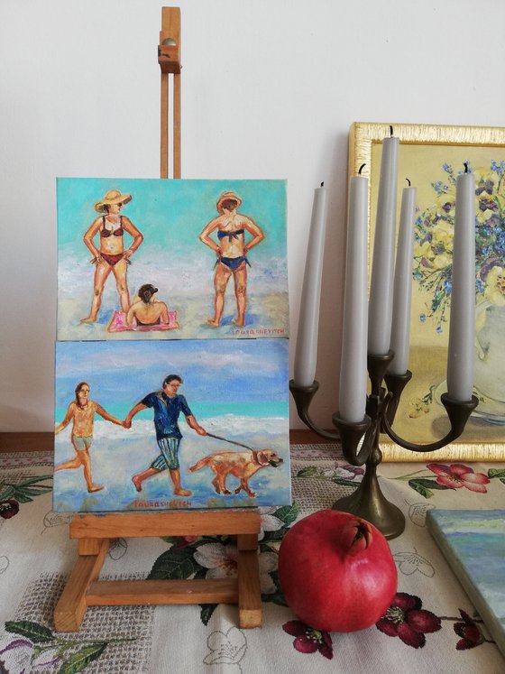 Three Women Sunbathing