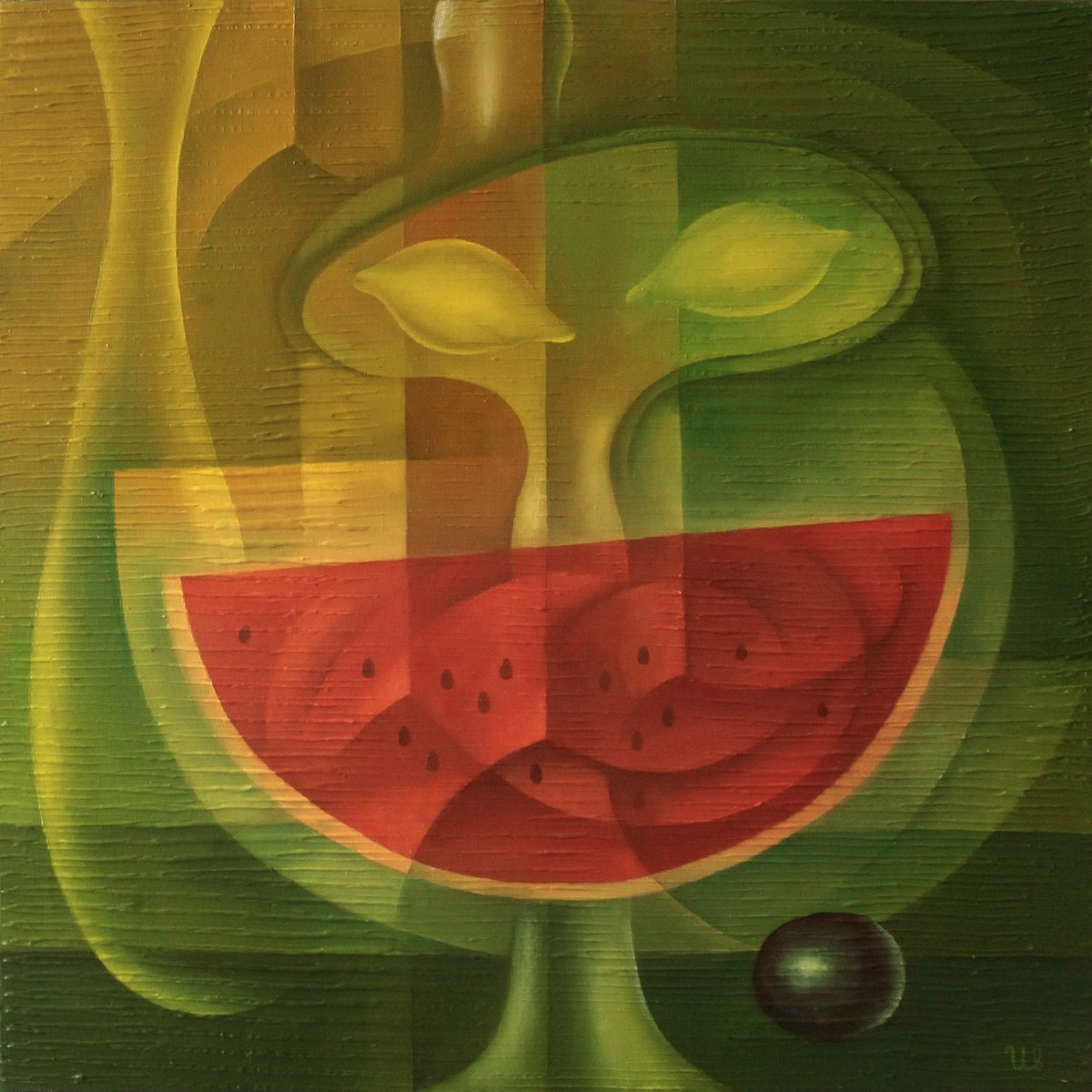 Still Life With Melon by Eugene Ivanov