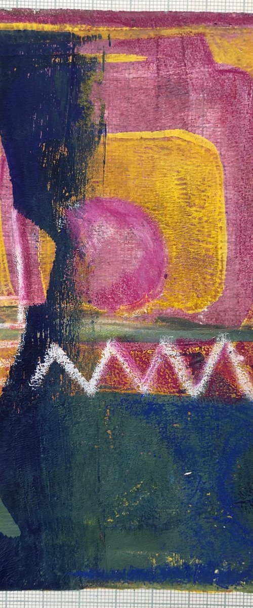 Fish Monoprint 5 by Annie Meier