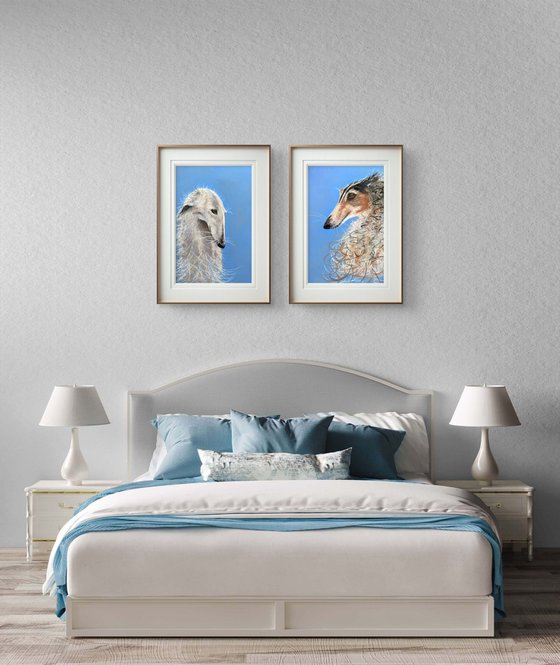 Dog Portraits Soft Pastel