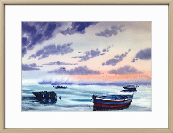 Seascapes Evening Silence